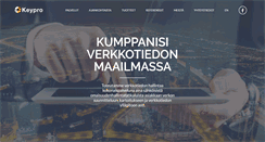 Desktop Screenshot of keypro.fi
